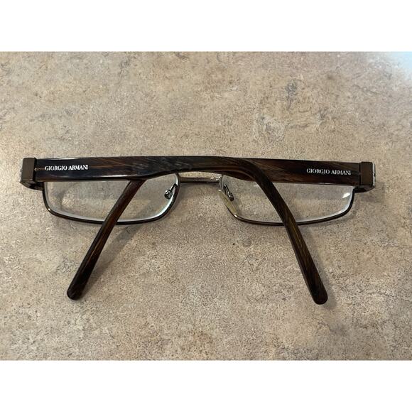 Giorgio Armani Eyeglasses Frames GA349 NFJ Tortoise Rectangular 52-17-140 - Picture 2 of 9
